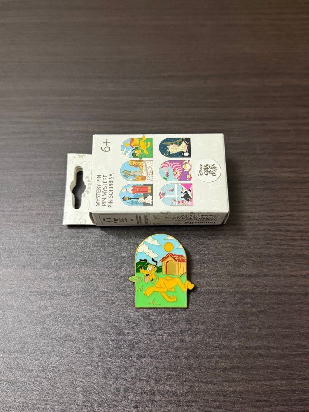 Loungefly Disney Cats & Dogs Scenes Blind Box Enamel Pin - Pluto
